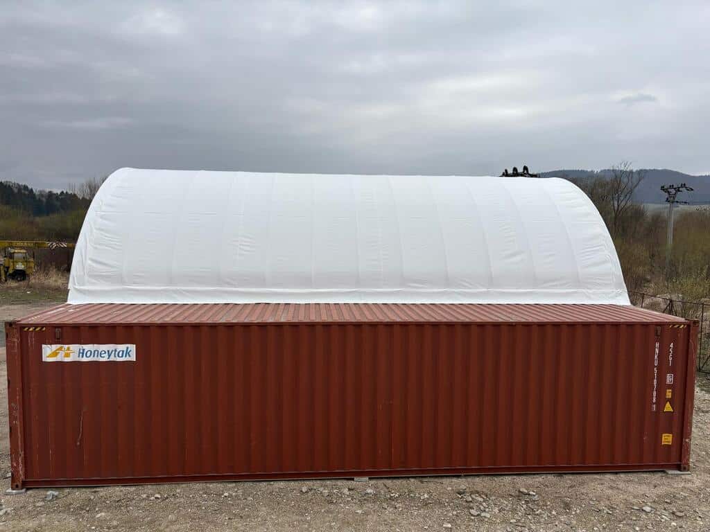 Shipping containers (length 6m) + shelter width 8m - Image 11