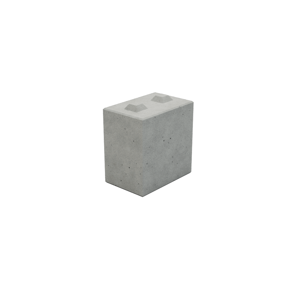 Betónový blok 40 cm x 60 cm x 60 cm