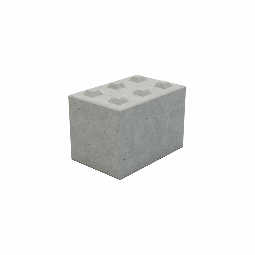 Betónový blok 60 cm x 90 cm x 60 cm