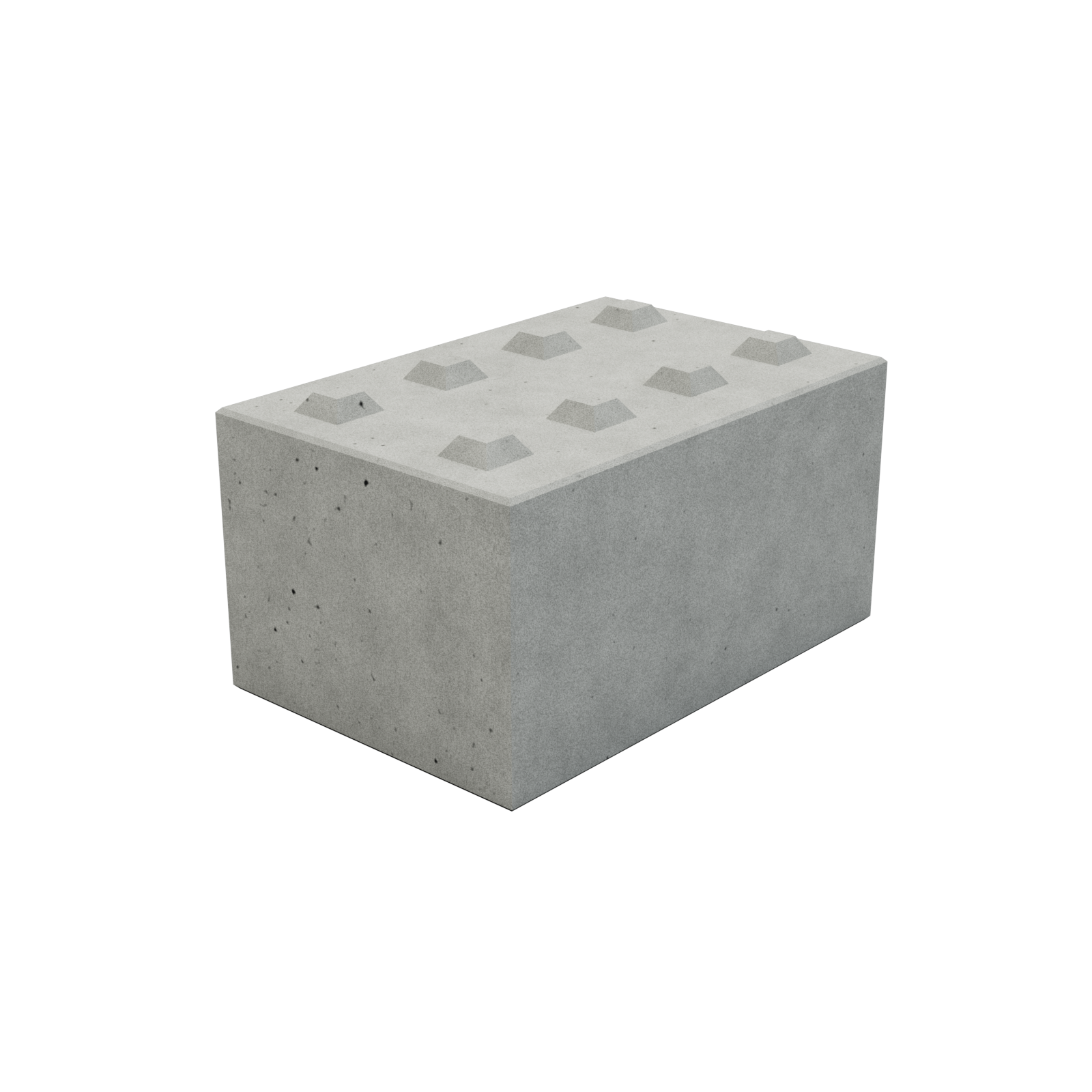 Betónový blok 80 cm x 120 cm x 60 cm