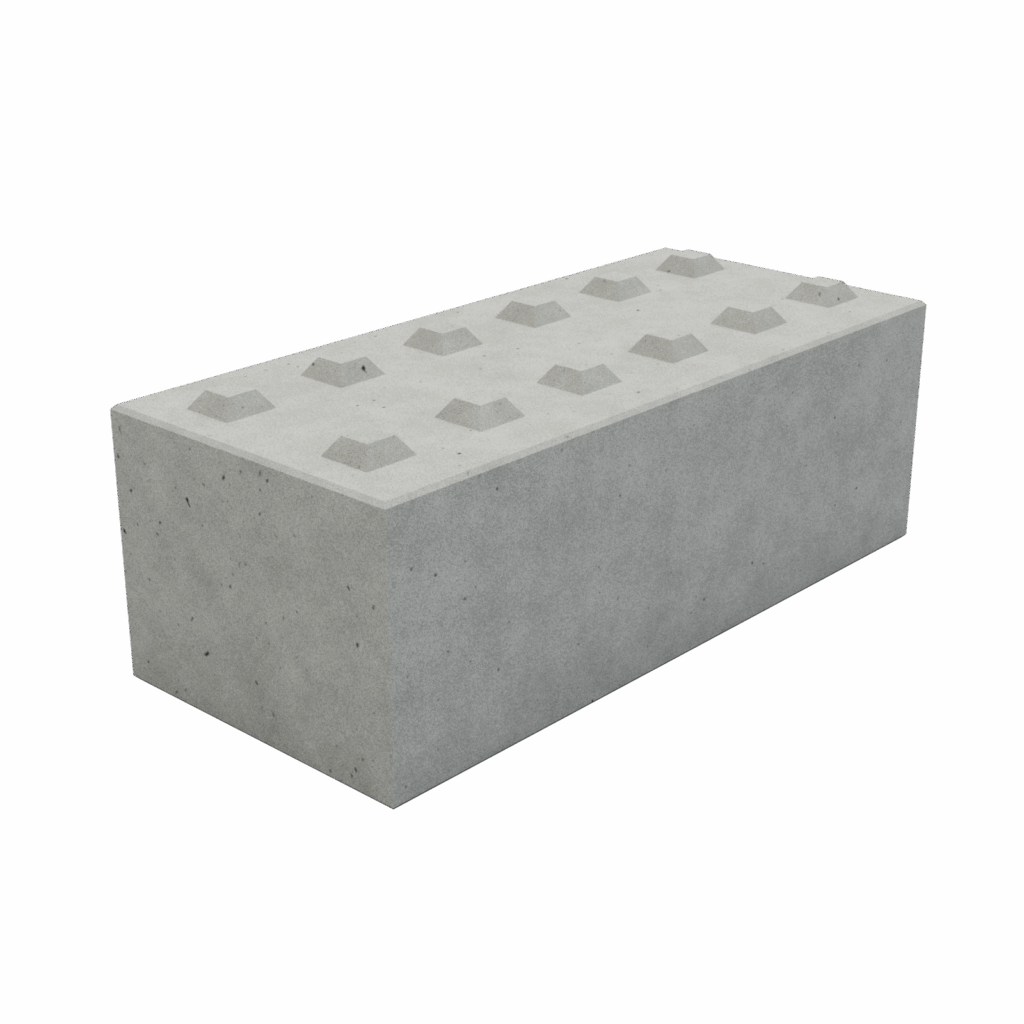 Betónový blok 80 cm x 180 cm x 60 cm