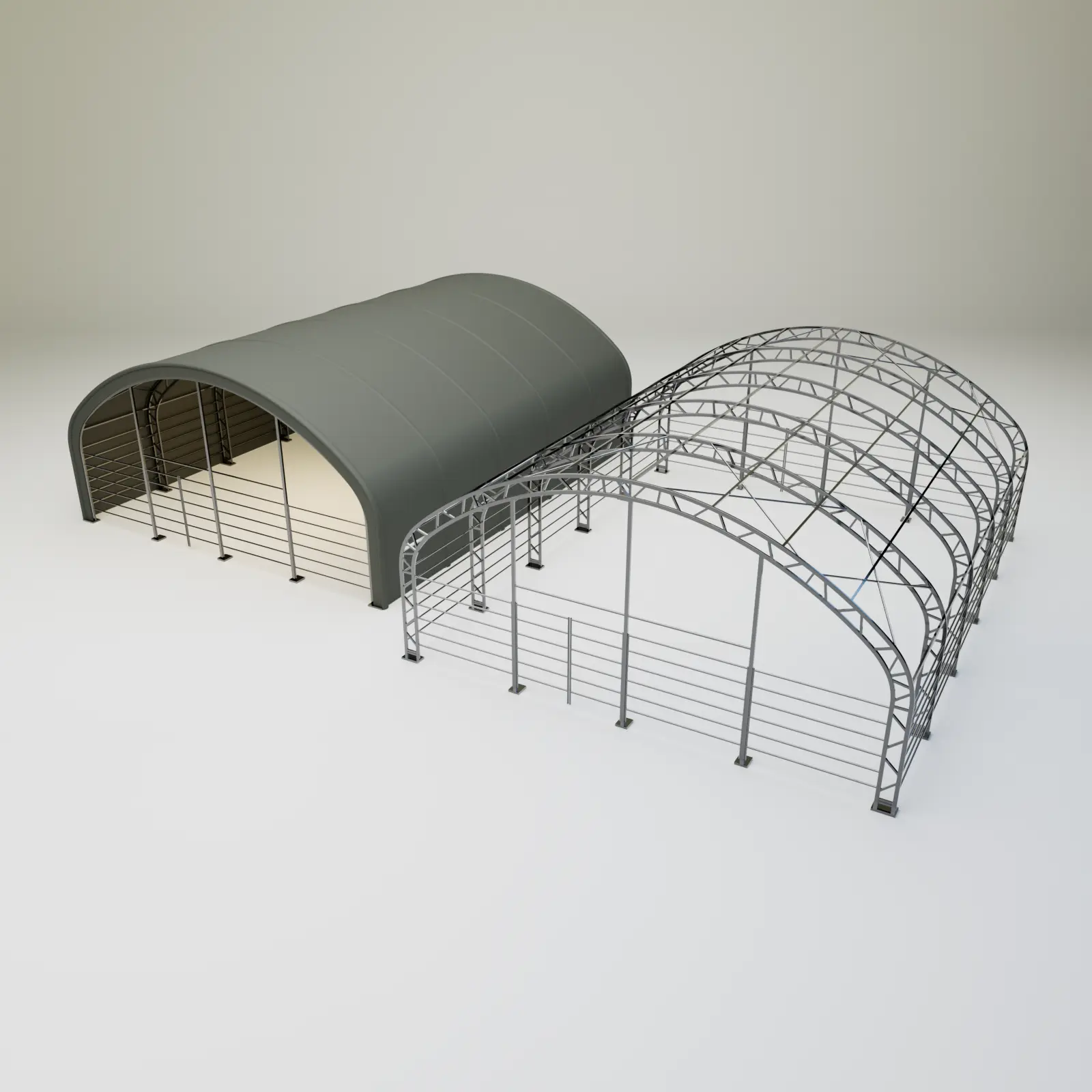 Animal shelter 9.76m x 9.76m x 4.5m