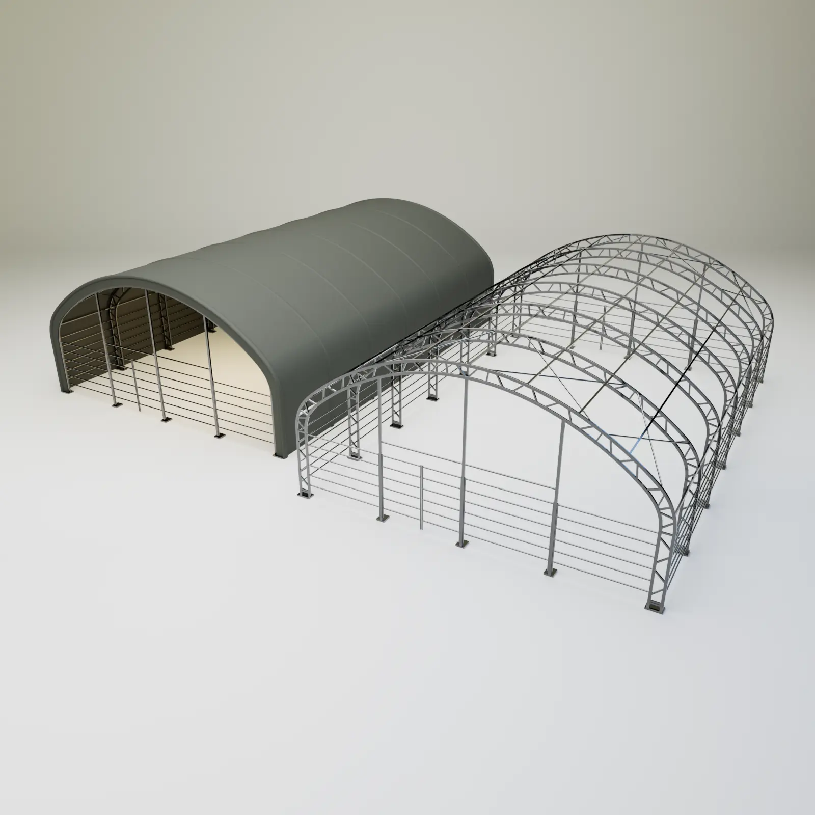 Animal shelter 9.76m x 9.76m x 4.5m