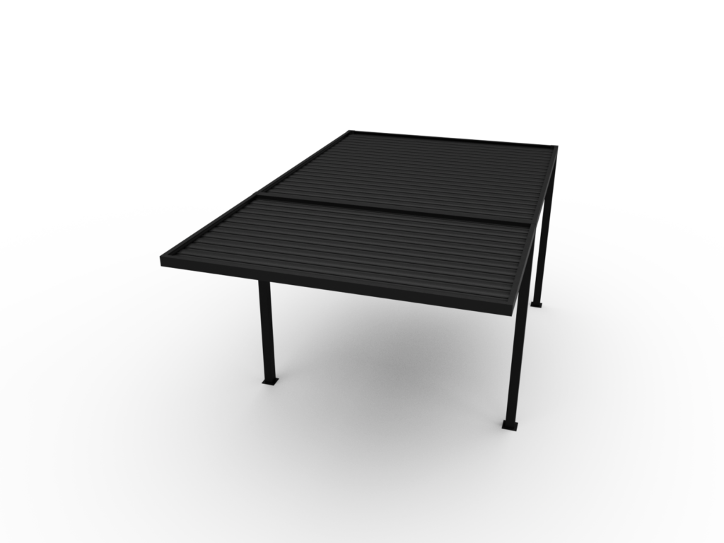 Hliníková pergola na auto 3m x 5m x 2