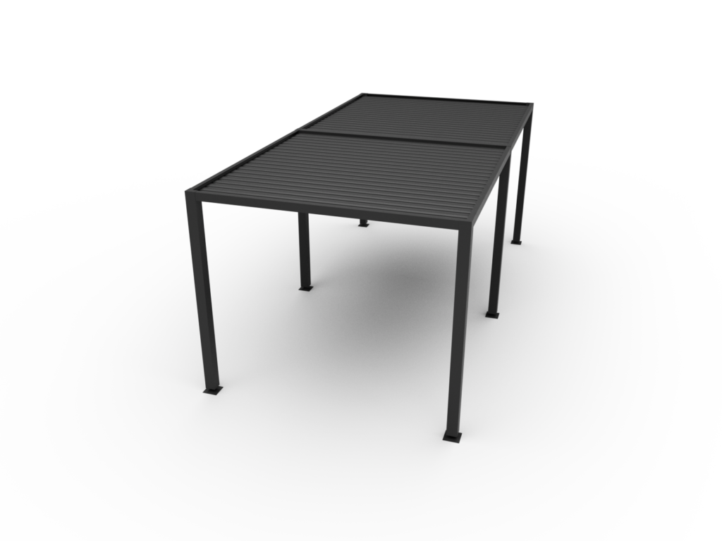 Automatická pergola s LED 3m x 6m x 2