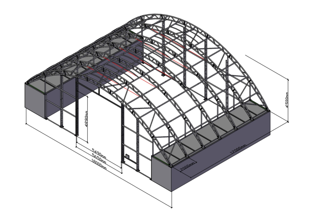 35m x 12m x 6m